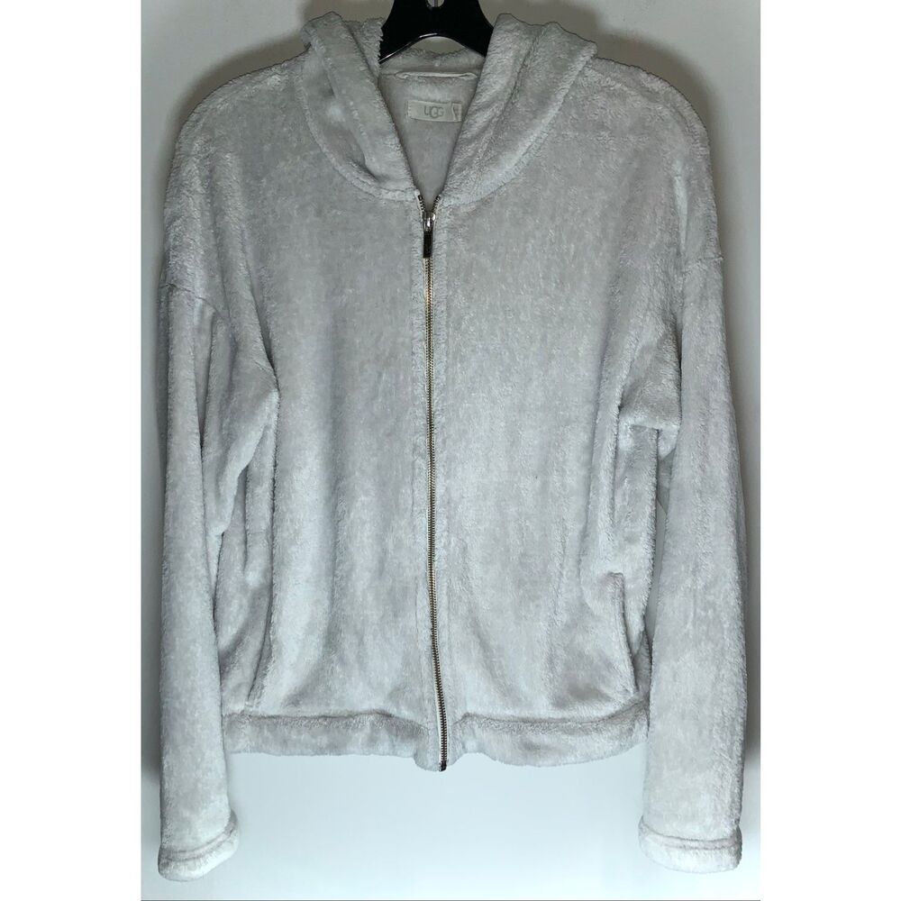 Ugg gray hooded fleece size large